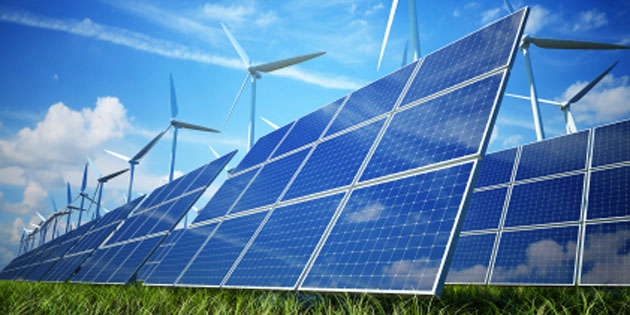 Energy Industries - solar panels and wind turbines