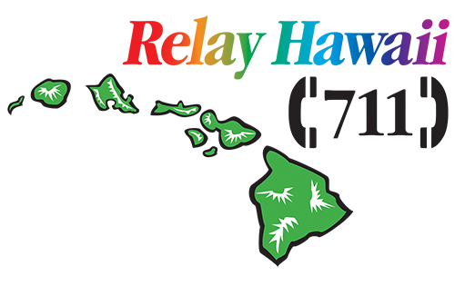 Relay Hawaii 711 logo with the Hawaiian Islands