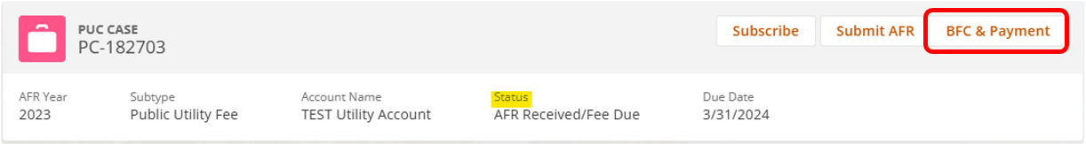 FAQ Screenshot for EFile Utility BFC w/ Payment BFCButton